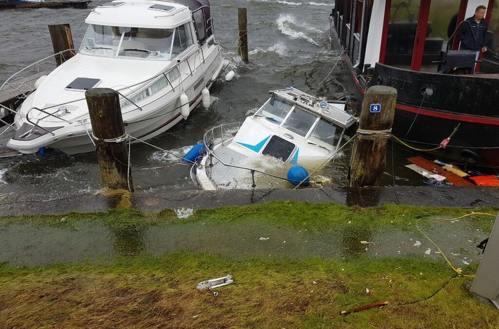 Sturmtief „Xavier“ – Schweriner See ist gesperrt !!!