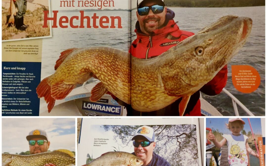 Aktueller Bericht in der Fisch & Fang Ausgabe Januar 2022 mit dem Hechtangler-MV